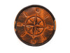 Ronda Leather Coaster - Caramel Brown - Aaron Leather Goods