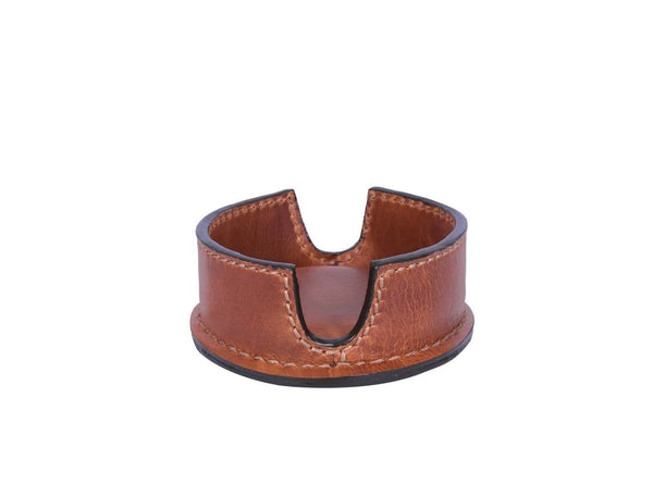 Leather Coaster & Table Organizer Combo - Aaron Leather Goods