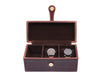 Robinson Leather Watch Case - Walnut Brown - Aaron Leather Goods