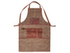 Leon Waxed Canvas Apron - Seaweed Green - Aaron Leather Goods