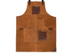 Arucas Suede Apron - Caramel Brown - Aaron Leather Goods
