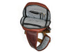 Alvin Leather Backpack - Dark Brown - Aaron Leather Goods