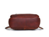 Alvin Leather Backpack - Dark Brown - Aaron Leather Goods