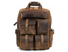 Alexander Leather Backpack - Cedar - Aaron Leather Goods