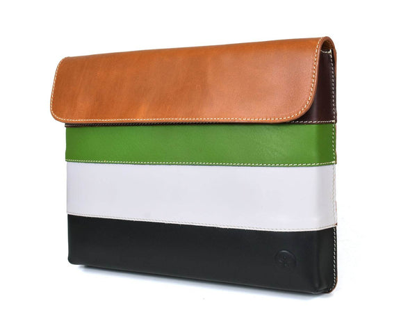 Carmona Macbook Laptop Sleeve Case - Caramel Brown - Aaron Leather Goods