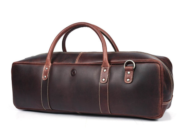 Tuscania Leather Knife Bag - Walnut Brown - Aaron Leather Goods