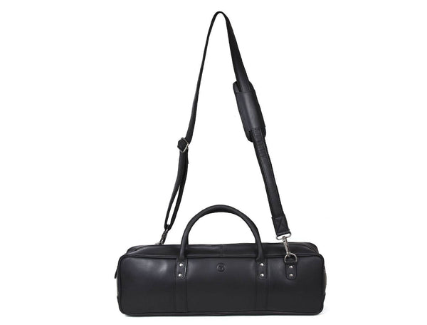 Tuscania Leather Knife Bag - Black - Aaron Leather Goods