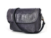 Caravaca Leather Crossbody Bag - Spruce Blue - Aaron Leather Goods