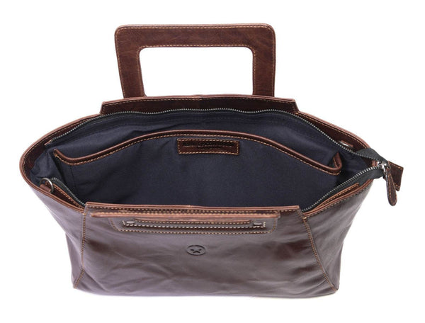 Polaris Leather Ladies Bag - Aaron Leather Goods