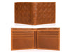 Detroit Leather Bi - fold Mens Wallet - Chestnut - Aaron Leather Goods
