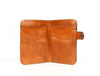 Houston Leather Bifold Mens Wallet - Orange - Aaron Leather Goods