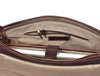 Savona Leather Messenger Bag - Walnut Brown - Aaron Leather Goods