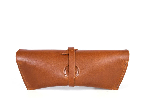 Leather Sunglasses case & Mouse Pad Combo - Aaron Leather Goods