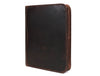 Boulder Leather Messenger Bag & Organizer Combo - Walnut - Aaron Leather Goods