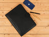Marsala Leather Organizer - Black - Aaron Leather Goods