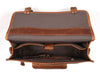 Aaron Leather Goods leather Briefcase & Organizer Combo - Aaron Leather Goods