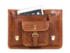 Aaron Leather Goods leather Briefcase & Organizer Combo - Aaron Leather Goods