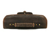 Ancona Leather Office Bag 15" - Brown - Aaron Leather Goods
