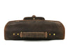 Aaron Leather Goods leather Briefcase & Organizer Combo - Brown - Aaron Leather Goods