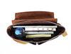 Prato Canvas Messenger Bag - Charcoal Grey - Aaron Leather Goods