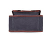 Lourdes Canvas Camera Bag - Gray - Aaron Leather Goods