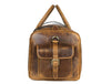 Acoma Leather Travel Bag - Caramel (TB - 20 ) - Aaron Leather Goods