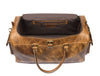Acoma Leather Travel Bag - Caramel (TB - 20 ) - Aaron Leather Goods