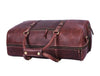 Arezzo Leather Overnight Bag - Walnut Brown - Aaron Leather Goods
