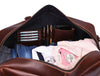 Bordeaux Leather Duffle Bag – Walnut Brown - Aaron Leather Goods
