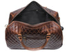 Ascend Quilted Leather Trolley Bag - Brown - Aaron Leather Goods