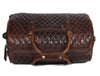 Ascend Quilted Leather Trolley Bag - Brown - Aaron Leather Goods