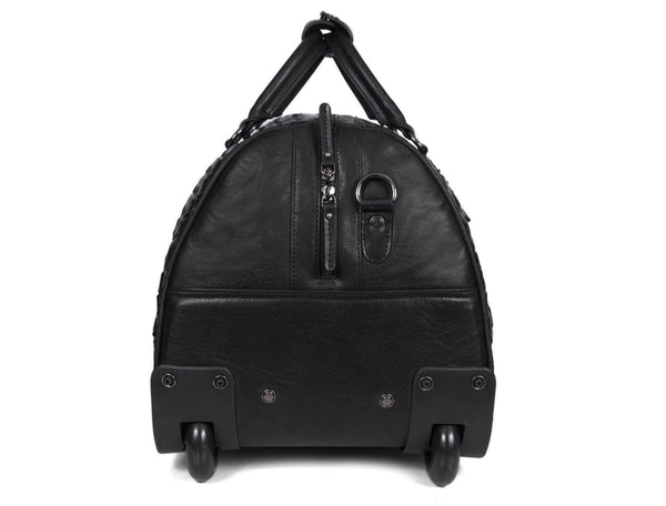 Atria Upcycled Leather Trolley Bag ( TR - 12 ) - Aaron Leather Goods