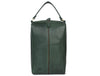 Andalusia Leather Shoe Bag - Green - Aaron Leather Goods