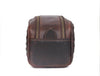 Woven Leather Toiletry Bag – Vintage Brown - Aaron Leather Goods
