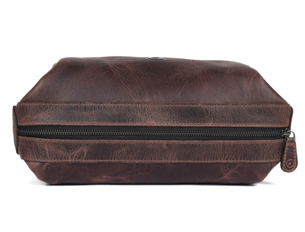Siren Leather Toiletry Bag - Aaron Leather Goods