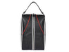 Premium Black Leather Wash Bag with Top Carry Handle - Aaron Leather Goods