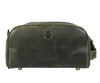 Omaha Leather Toiletry Bag - Seaweed Green - Aaron Leather Goods