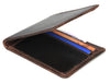 Osuna Mens Leather Wallet - Walnut Brown - Aaron Leather Goods