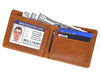 Osuna Mens Leather Wallet - Chestnut - Aaron Leather Goods