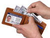 Osuna Mens Leather Wallet - Chestnut - Aaron Leather Goods