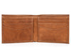 Montilla Leather Bifold Mens Wallet - Caramel Brown - Aaron Leather Goods