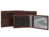 Cuenca Leather Bifold Mens Wallet - Walnut Brown - Aaron Leather Goods