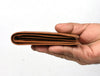 Cuenca Leather Bifold Mens Wallet - Chestnut - Aaron Leather Goods