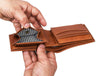 Telde Leather Bifold Mens Wallet - Caramel Brown - Aaron Leather Goods