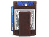 Sestao Leather Minimalist Money Clip Wallet - Walnut Brown - Aaron Leather Goods