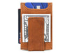 Sestao Leather Minimalist Money Clip Wallet - Chestnut - Aaron Leather Goods