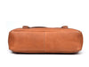 Madrid Leather Messenger Bag - Tan - Aaron Leather Goods Inc