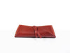 Nantes Leather Eyewear Case - Distressed Red - Aaron Leather Goods