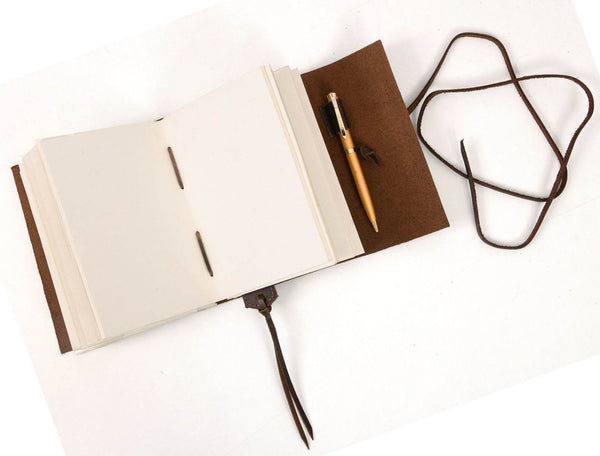 Tacoma Leather Journal - Dark Brown - Aaron Leather Goods