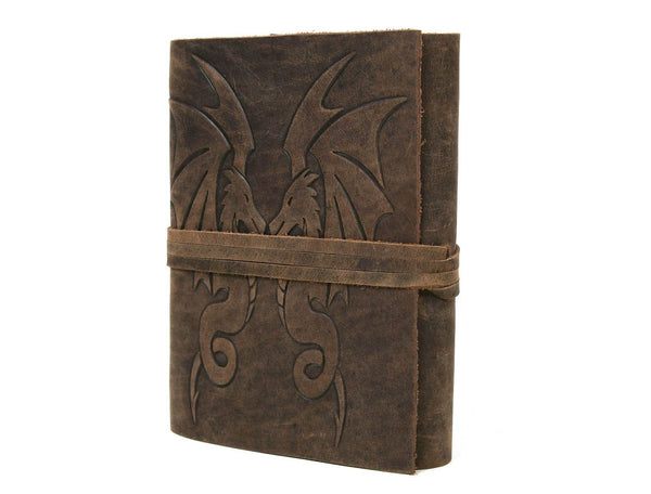 Draco Leather Journal - Brown - Aaron Leather Goods